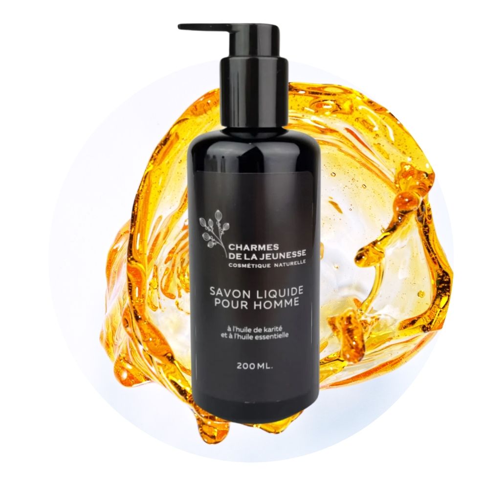SAVON LIQUIDE POUR HOMME À L'HUILE DE NIGELLE NOIRES ET À L'HUILE ESSENTIELLE | Skystas muilas su juodųjų kmynų aliejumi ir eteriniais aliejais