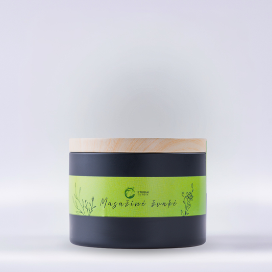 Natūrali kūno masažinė žvakė