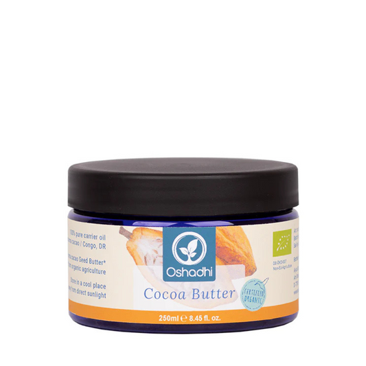 OSHADHI COCOA BUTTER ORGANIC. Ekologiškas kakavos sviestas