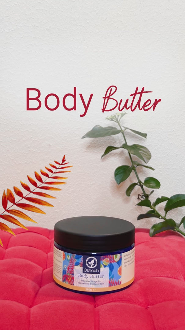 BODY BUTTER ORANGE | kūno sviestas oshadhi konsistencija